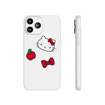 Retro Patches Red Apple Bow Phonecase iPhone | Mazezy