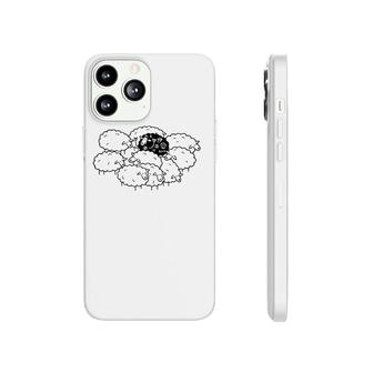 Rock N Roll Peace Love Black Sheep Funny Animals Graphic Art Phonecase iPhone | Mazezy