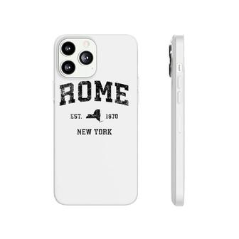 Rome New York Ny Vintage Sports Design Black Print Phonecase iPhone | Mazezy