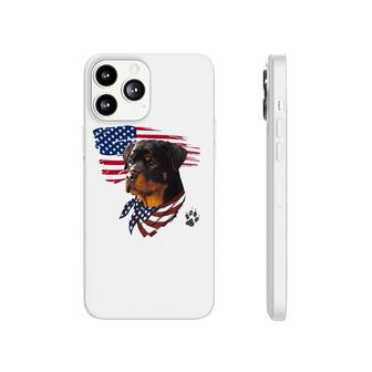 Rottweiler American Flag Awesome Cool Phonecase iPhone | Mazezy