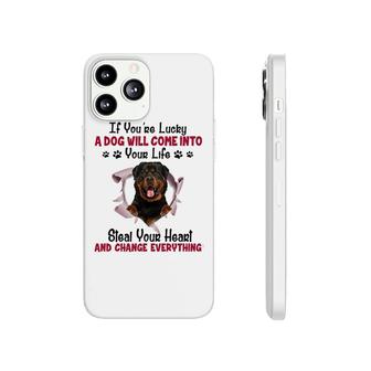 Rottweiler If You Are Lucky Phonecase iPhone | Mazezy