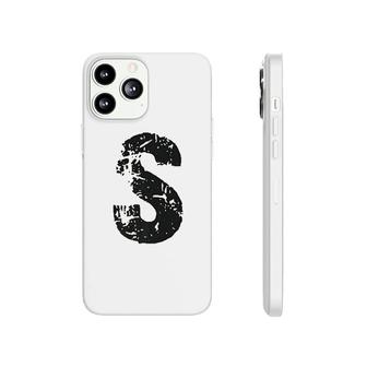 S Letter Alphabet Phonecase iPhone | Mazezy