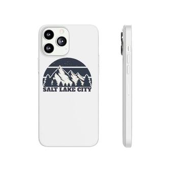 Salt Lake City Utah Vintage Mountain Vacation Group Gift Phonecase iPhone | Mazezy