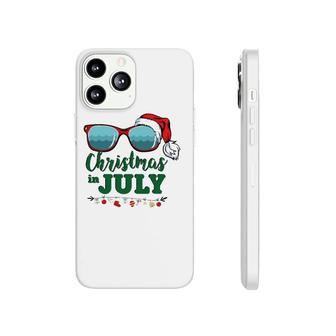 Santa Hat Sunglasses Summer Christmas In Julygift Phonecase iPhone | Mazezy
