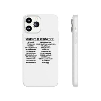 Senior Citizen Texting Code Phonecase iPhone | Mazezy