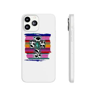 Serape Cow Print Cross Cactus Serape Phonecase iPhone | Mazezy