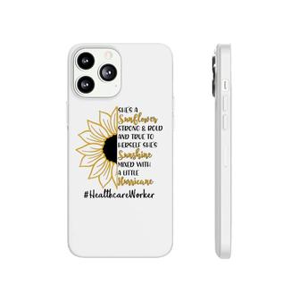 She A Sunflower Healthcare Worker Phonecase iPhone | Mazezy