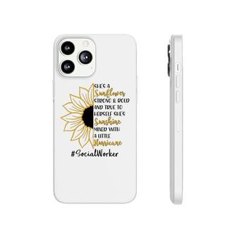 She A Sunflower Social Worker Phonecase iPhone | Mazezy