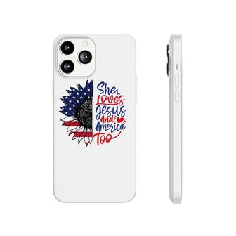 She Loves Jesus And America Too Phonecase iPhone | Mazezy AU