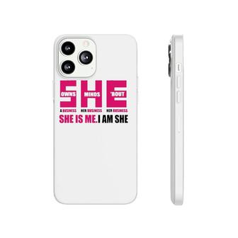 She Owns Minds 'Bout Business Businesswoman Entrepreneur Phonecase iPhone | Mazezy