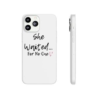 She Waited For No One V-Neck Phonecase iPhone | Mazezy