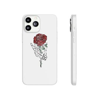 Skeleton Hand Holding Rose Tattoo Clothing Vintage Phonecase iPhone | Mazezy