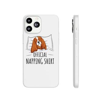 Sleeping Cavalier King Charles Spaniel Dog Official Napping Phonecase iPhone | Mazezy