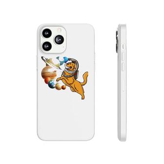Space Golden Retriever Astronaut Stars Planets And Dog Phonecase iPhone | Mazezy
