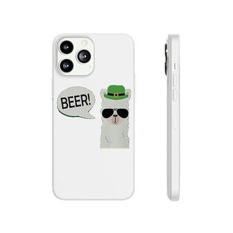 St Patricks Day Cool Llama Beer Phonecase iPhone | Mazezy