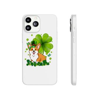St Patrick's Day Corgi Green Buffalo Plaid Shamrock Women's Phonecase iPhone | Mazezy