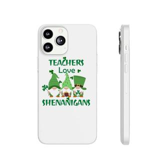 St Patrick's Day S His And Hers Four Leaf Clover Teacher Phonecase iPhone | Mazezy