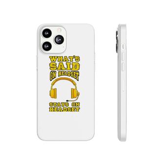 Stage Manager Headset Pun Theater Musical Gift Phonecase iPhone | Mazezy