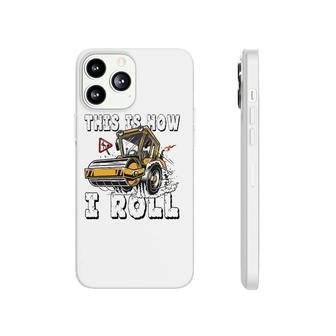 Steamroller Construction Site Worker Phonecase iPhone | Mazezy