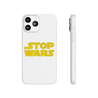Stop Wars Yellow Graphic Phonecase iPhone | Mazezy