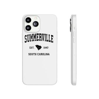 Summerville South Carolina Sc Vintage Sports Design Black Pr Phonecase iPhone | Mazezy