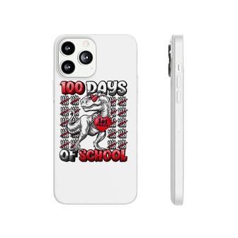 T Rex 100 Days Of School 1St Grade 100 Days Smarter Phonecase iPhone | Mazezy