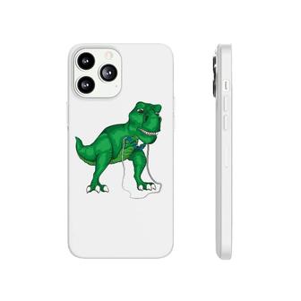 T-Rex Hates Jump Rope Cute Love Dinosaurs Funny Gym Gift Phonecase iPhone | Mazezy
