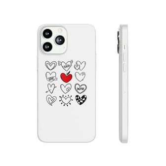 Teach Love Inspire Hearts Valentines Day Phonecase iPhone | Mazezy