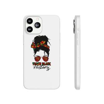 Teacher African Women Messy Bun Teach Black History Month Phonecase iPhone | Mazezy