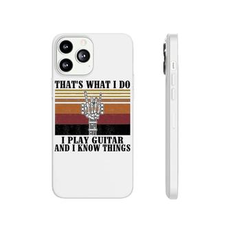 Thats What I Do I Play Guitar Skeleton Phonecase iPhone | Mazezy