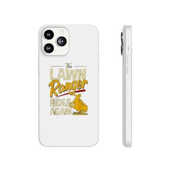 The Lawn Ranger Rides Again Lawn Tractor Mowing Phonecase iPhone | Mazezy