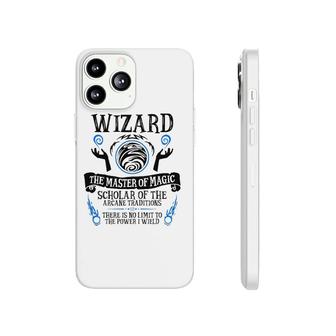 The Wizard Fantasy Rpg Tabletop Rpg Ttrpg D20 Ver2 Phonecase iPhone | Mazezy