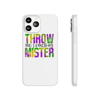 Throw Me Something Mister Leopard Mardi Gras Carnival Woman Phonecase iPhone | Mazezy