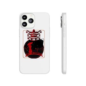 Traditional Japanese Temple Geisha Japan Cherry Blossom Art Phonecase iPhone | Mazezy