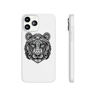 Tribal Tiger Blue Eyes Big Cat Phonecase iPhone | Mazezy