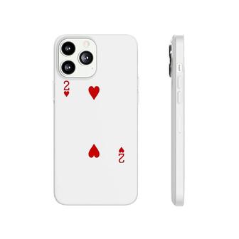 Two Of Hearts Playing Card Phonecase iPhone | Mazezy AU