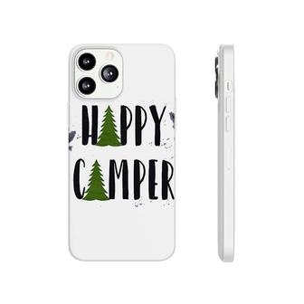 Unisex Happy Camper Outdoors Raglan Phonecase iPhone | Mazezy