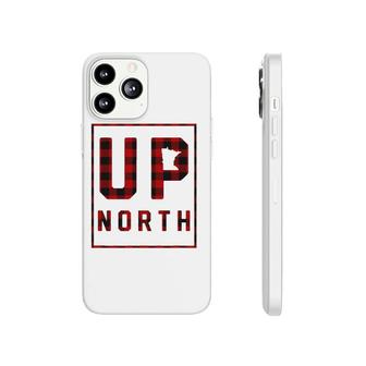 Up North Minnesota Buffalo Plaid Mn State Outline Phonecase iPhone | Mazezy