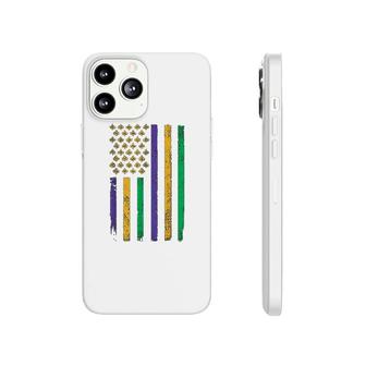 Us Mardi Gras Flag Celebration Phonecase iPhone | Mazezy
