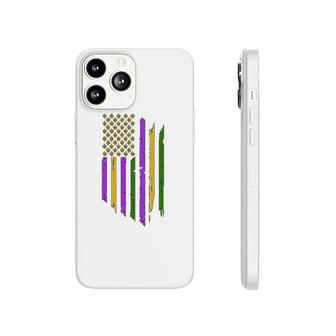 Us Mardi Gras Flag Celebration Phonecase iPhone | Mazezy