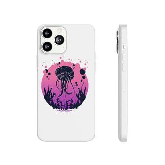 Vacay Mode Jellyfish Pink Circle Phonecase iPhone | Mazezy