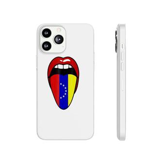 Venezuela Tricolor Flag Tongue Red Lips Phonecase iPhone | Mazezy