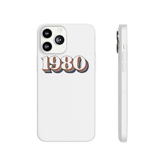 Vintage 1980 Birthday S For Women Retro Gift For Wife Phonecase iPhone | Mazezy