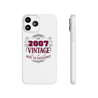 Vintage Est 2007 Birthday Gifts For Men & Women Phonecase iPhone | Mazezy