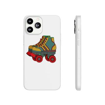 Vintage Retro 1970 Roller Skates Sketch Art 90'S 80'S Phonecase iPhone | Mazezy