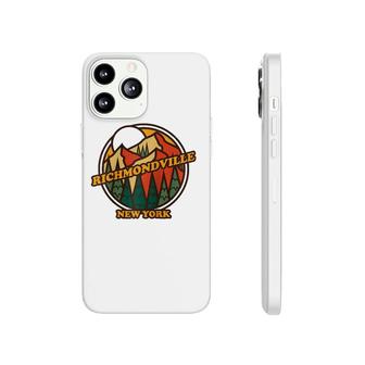 Vintage Richmondville New York Mountain Hiking Souvenir Phonecase iPhone | Mazezy