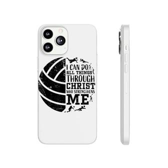 Volleyball I Can Do All Things Phonecase iPhone | Mazezy
