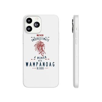 Wampanoag Native American Indian Woman Never Underestimate Phonecase iPhone | Mazezy