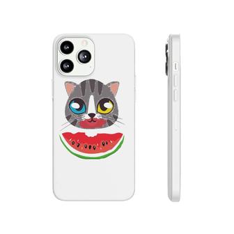 Watermelon Cat Summer Picnic Gift Phonecase iPhone | Mazezy