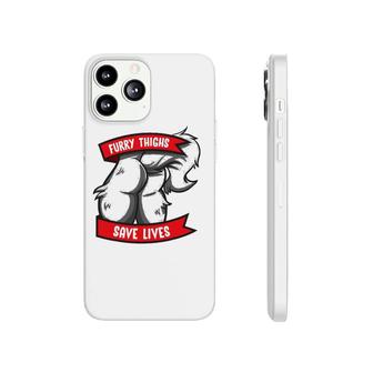 Wolf Furry Thighs Save Lives Proud Furry Pride Fandom Phonecase iPhone | Mazezy